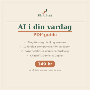 AI i din vardag – PDF-guide